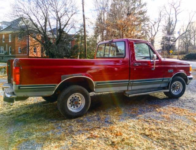 1991 Red Ford F-150