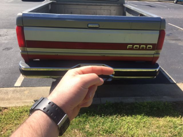 1991 silver Ford F-150 Standard Cab Pickup