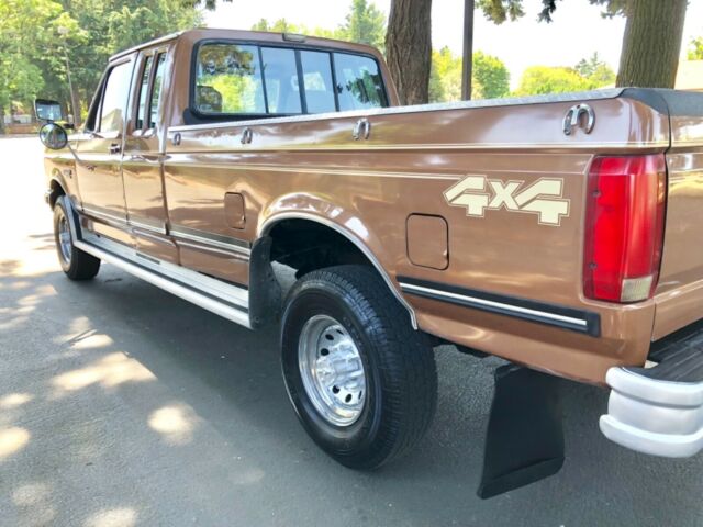 1991 Brown Ford F-250 Extended Cab Pickup