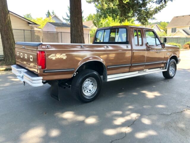 1991 Brown Ford F-250 Extended Cab Pickup