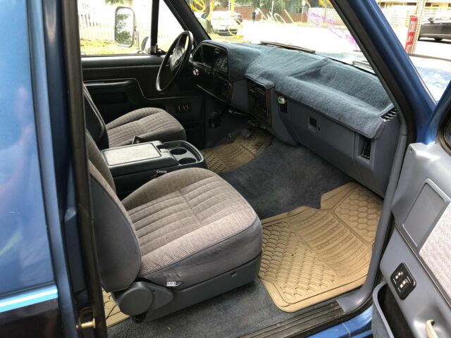 1991 Blue Ford F-250 Extended Cab Pickup