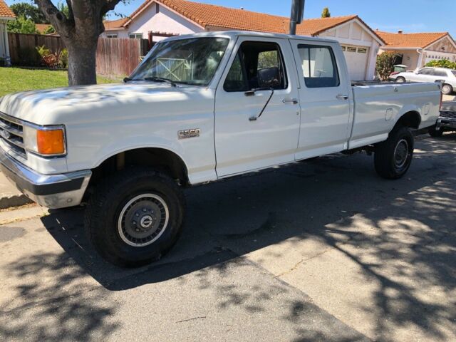 1991 White Ford F-350 Standard Cab Pickup