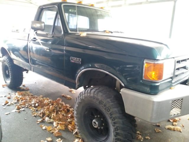 1991 Green Ford F-350
