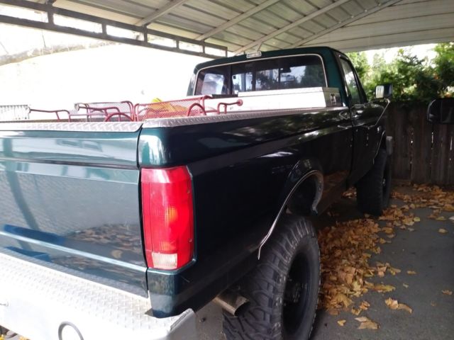 1991 Green Ford F-350