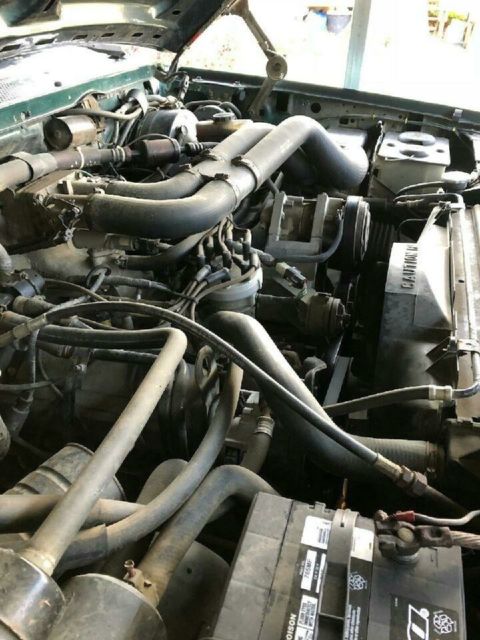 1991 Green Ford F-350