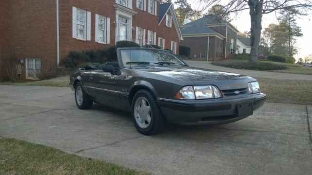1991 Gray Ford Mustang Convertible