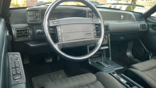 1991 Gray Ford Mustang Convertible