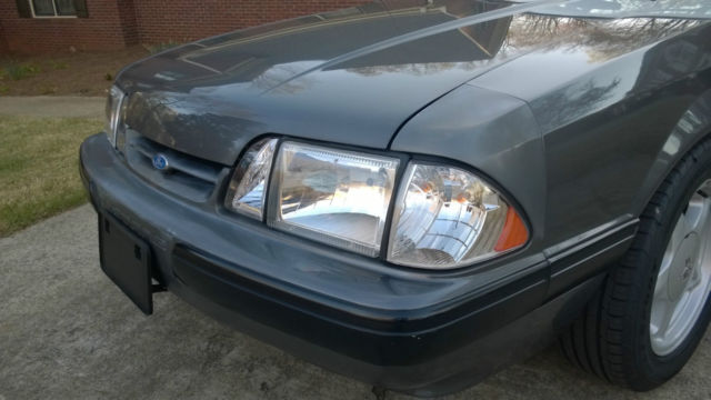 1991 Gray Ford Mustang Convertible