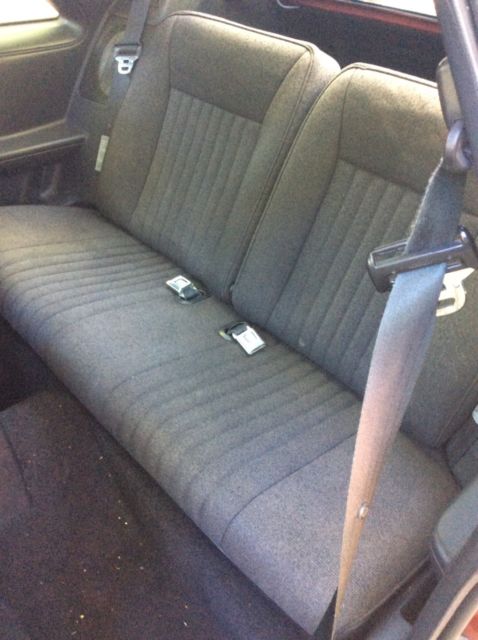 1991 Red silver Ford Mustang Hatchback