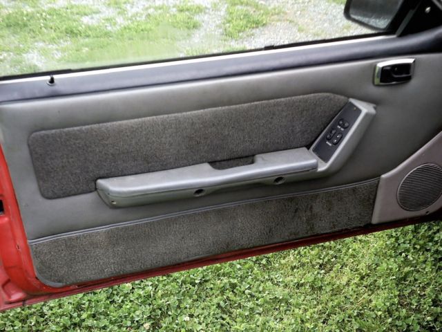 1991 MAROON Ford Mustang Hatchback