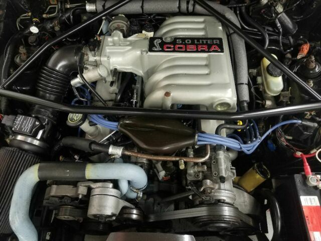 1991 Black Ford Mustang Hatchback