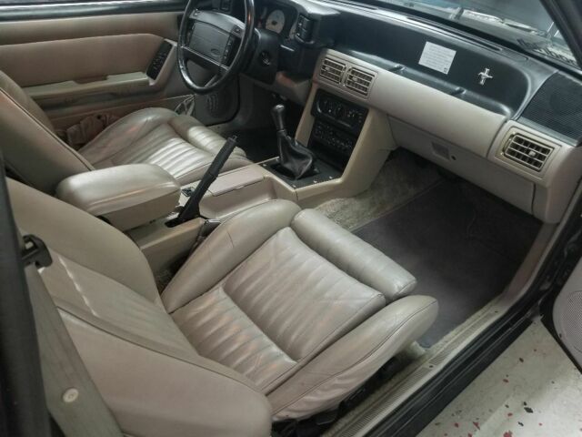 1991 Black Ford Mustang Hatchback