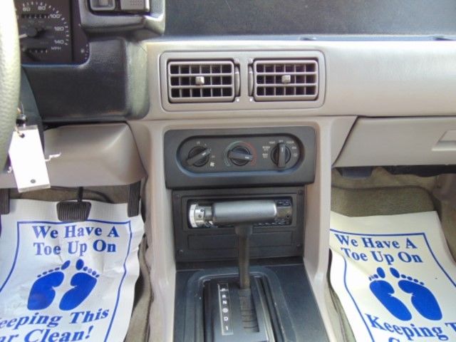 1991 White Ford Mustang Convertible