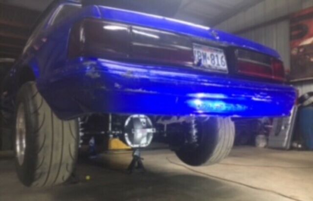 1991 Blue Ford Mustang