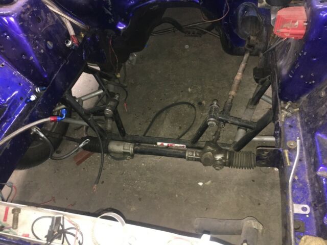 1991 Blue Ford Mustang