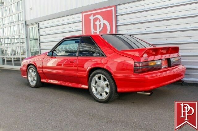 1991 Red Ford Mustang --