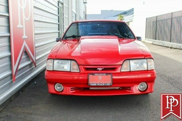 1991 Red Ford Mustang --