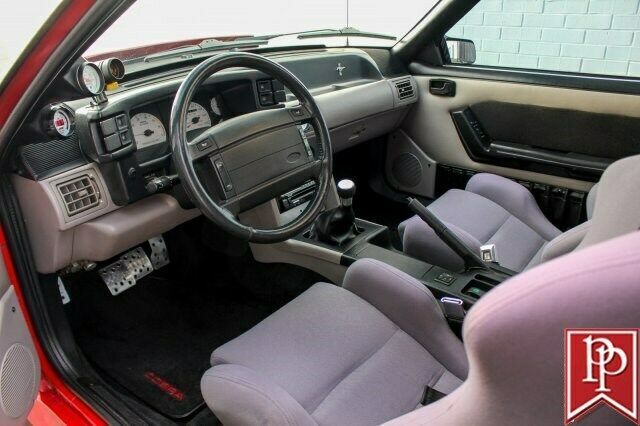1991 Red Ford Mustang --