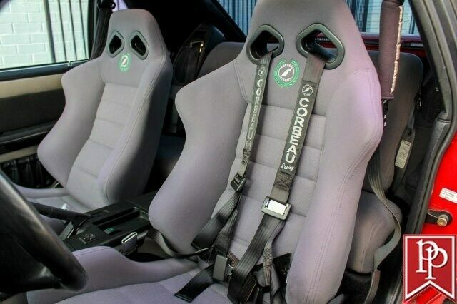 1991 Red Ford Mustang --