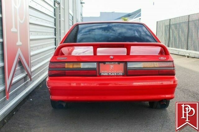 1991 Red Ford Mustang --