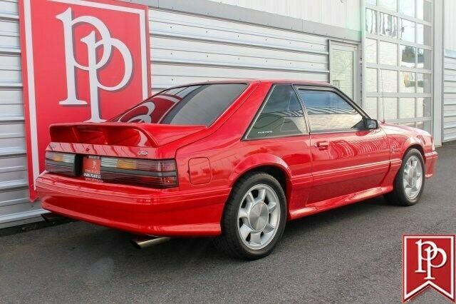 1991 Red Ford Mustang --