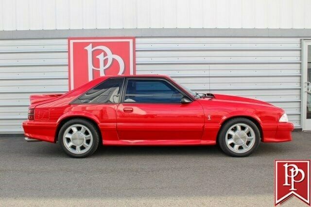 1991 Red Ford Mustang --