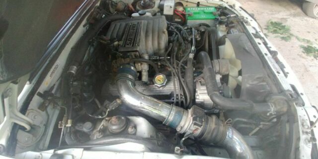 1991 White Ford Mustang Hatchback