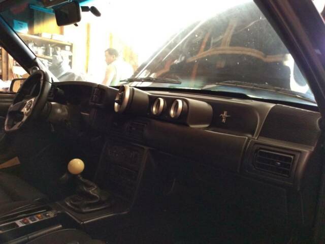 1991 Black Ford Mustang Hatchback