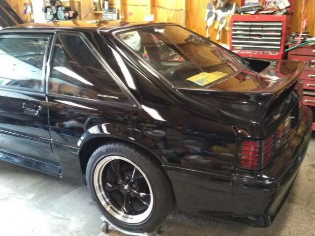 1991 Black Ford Mustang Hatchback