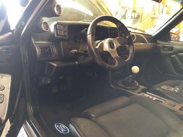 1991 Black Ford Mustang Hatchback