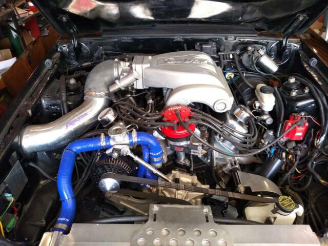 1991 Black Ford Mustang Hatchback