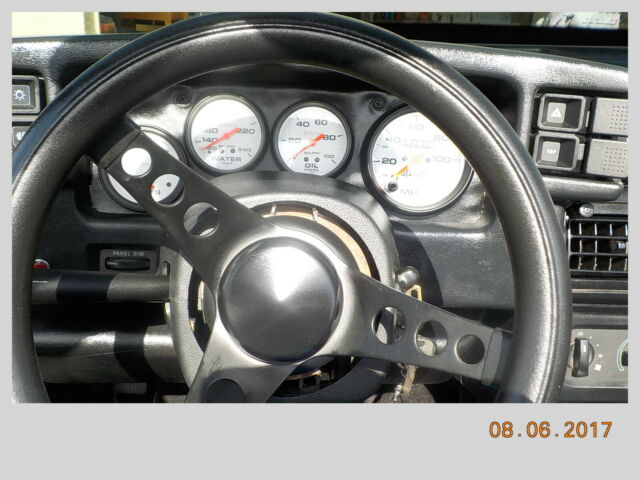 1991 Black Ford Mustang Convertible