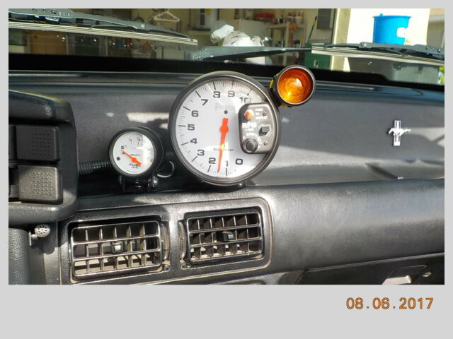 1991 Black Ford Mustang Convertible
