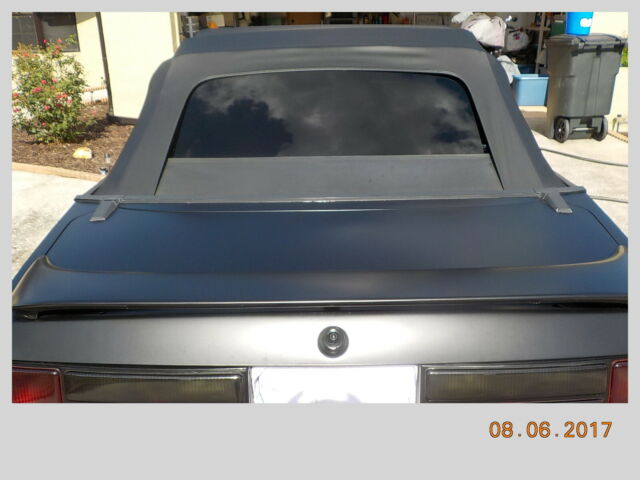 1991 Black Ford Mustang Convertible