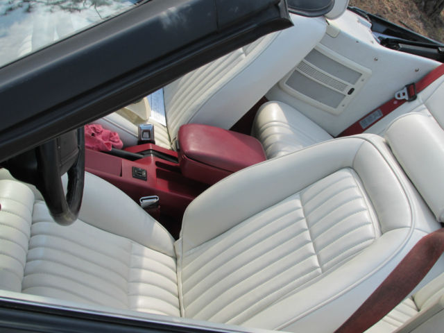 1991 White Ford Mustang Convertible