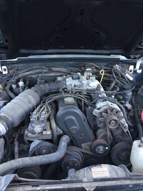 1991 Green Ford Mustang Hatchback