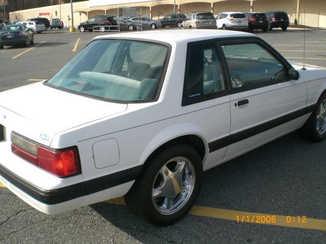 1991 Red Ford Mustang Convertible