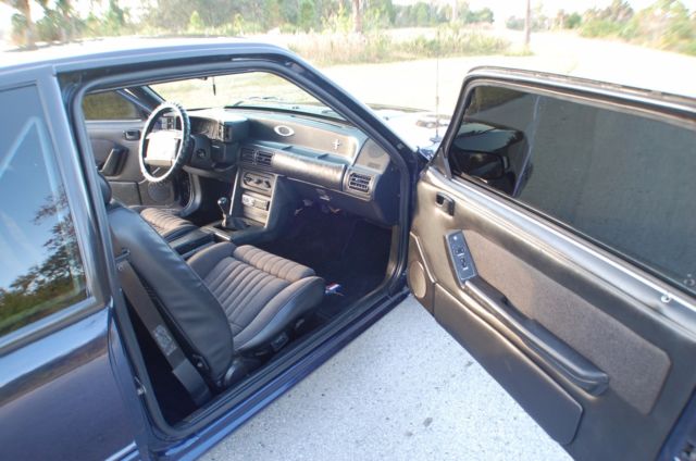 1991 Blue Ford Mustang Coupe