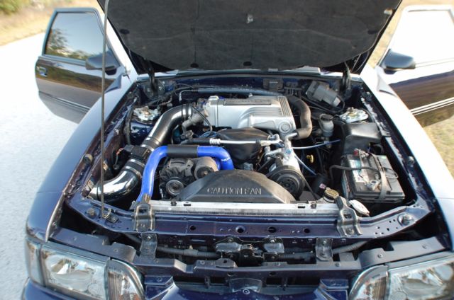 1991 Blue Ford Mustang Coupe