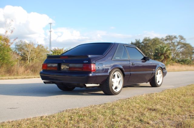 1991 Blue Ford Mustang Coupe