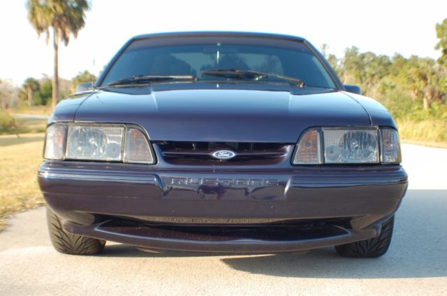 1991 Blue Ford Mustang Coupe