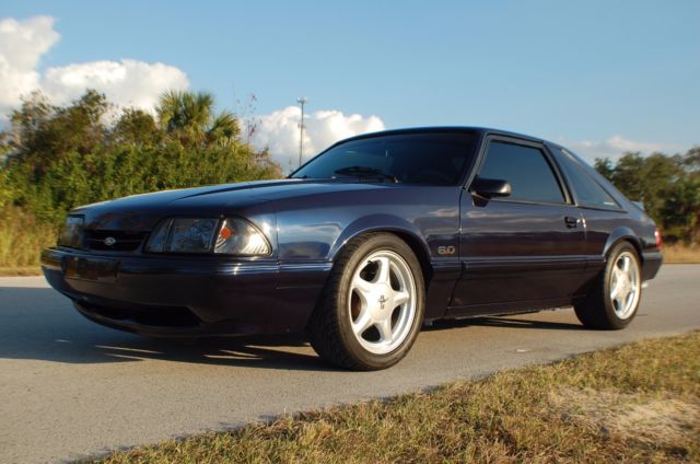 1991 Blue Ford Mustang Coupe