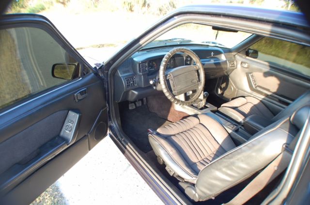 1991 Blue Ford Mustang Coupe