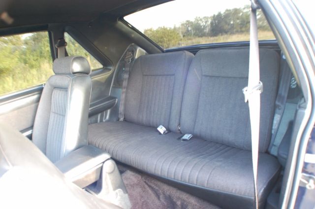 1991 Blue Ford Mustang Coupe