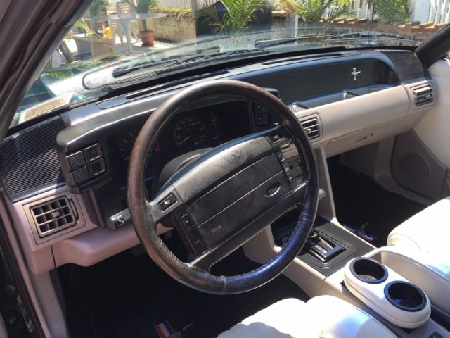 1991 Emerald Green Ford Mustang Convertible