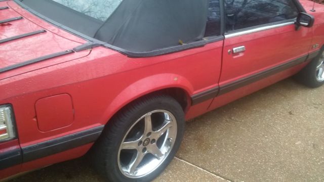 1991 Emerald Green Ford Mustang Convertible