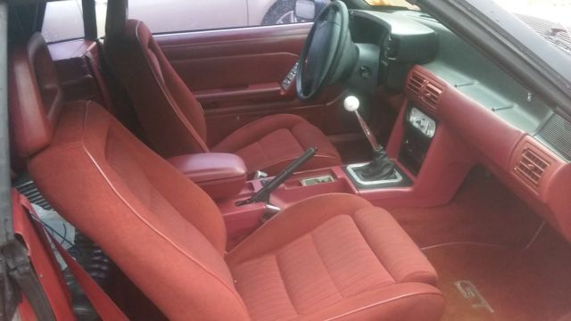 1991 Emerald Green Ford Mustang Convertible