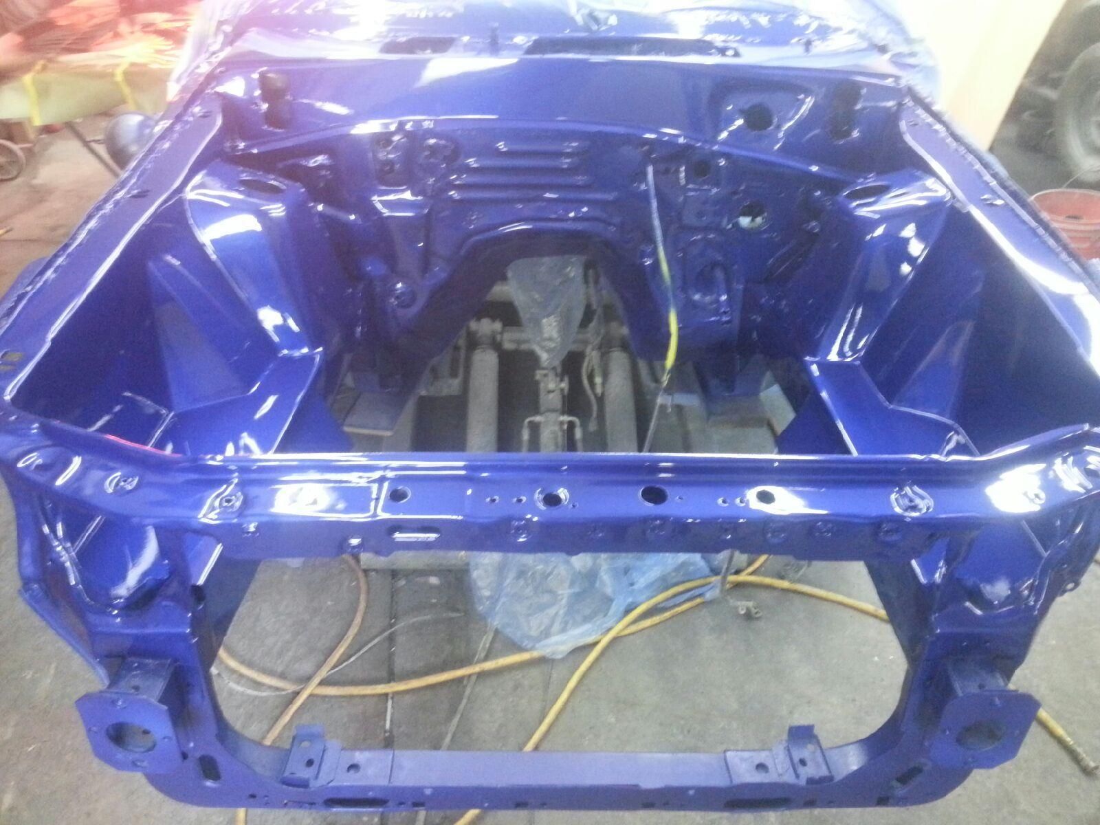 1991 Ultra Sonic Blue Pearl Ford Mustang Convertible