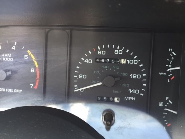 1991 White Ford Mustang Convertible