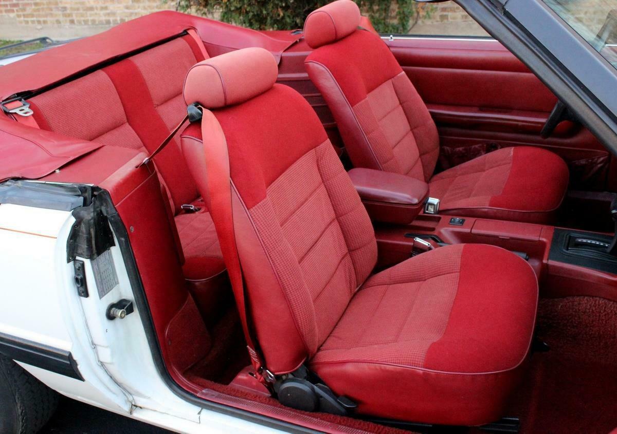 1991 White Ford Mustang Convertible, 81k, AC